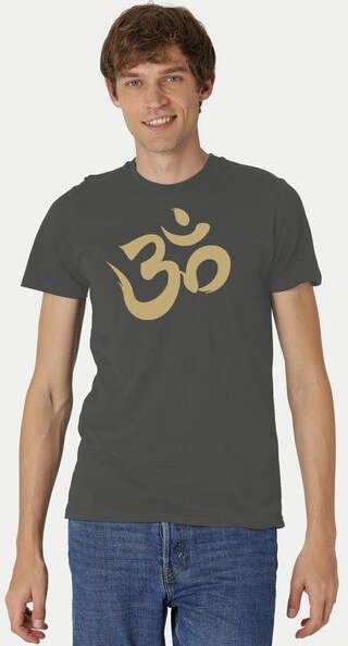 Peaces.bio - handbedruckte Biomode Fit T-Shirt "Om" Herren