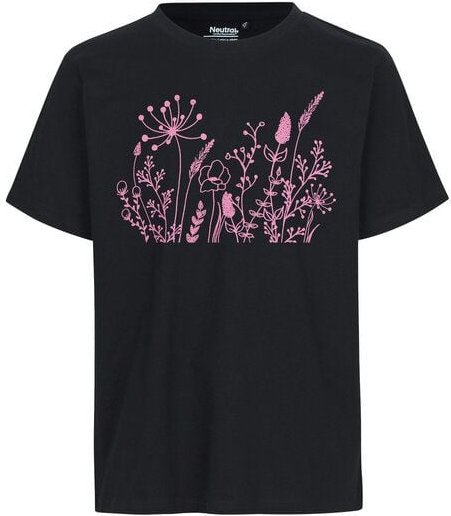 HANDGEDRUCKT "Wilde Wiese" Unisex T-Shirt von Neutral