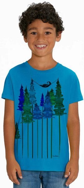 FellHerz Kinder T-Shirt Wood Girl Bio Fair
