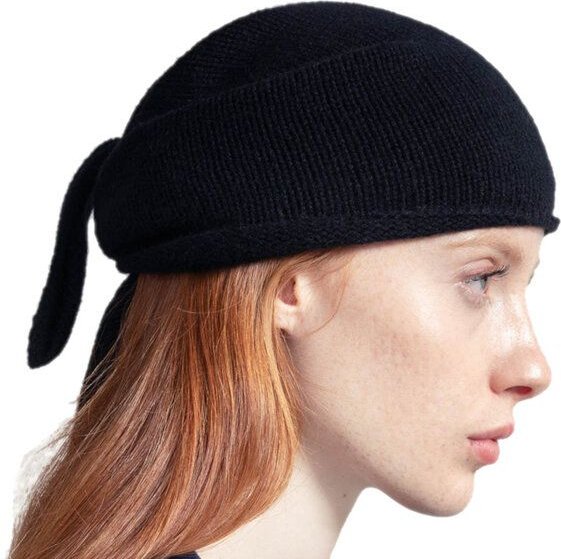 Rifò - Circular Fashion Made in Italy gestricktes Bandana/ Dreieckstuch Masha aus Recycelter Kaschmirwolle