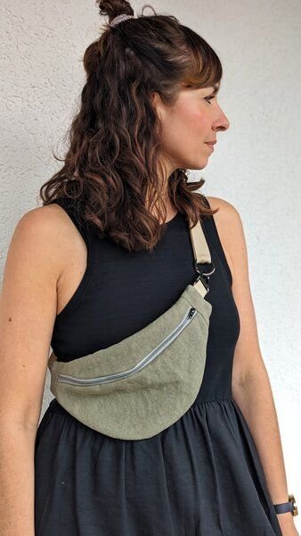 Bridge&Tunnel Hipbag Leinen oliv