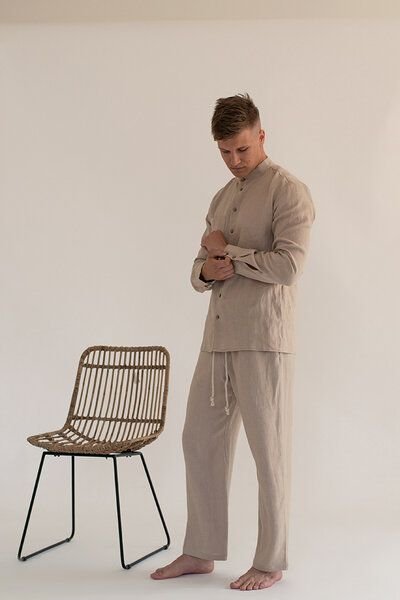 gust. Herren Leinenhosen - Linen pants - 100% Bio-Leinen