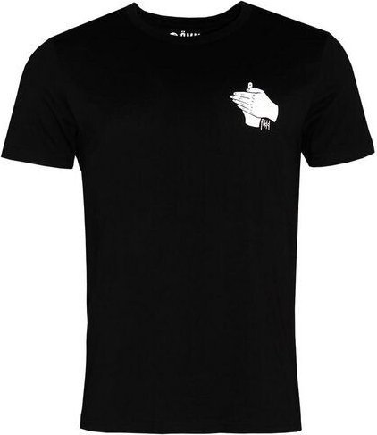FÄDD Herren T-Shirt Rundhals Bio-Baumwolle "versteckter Fiedler" Schwarz