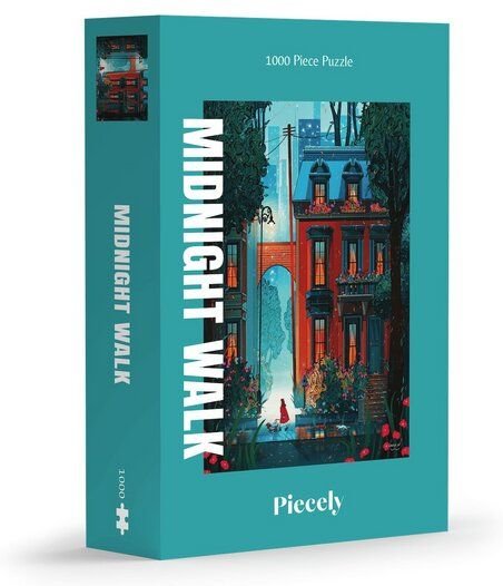 Piecely Midnight Walk New York Puzzle, 1000 Teile