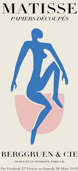 Photocircle Poster / Leinwandbild - Matisse – Frau in blau
