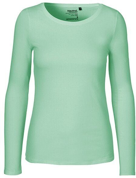 Neutral® Damen Langarm T-Shirt Bio Baumwolle Modern Fit Körpernah geschnitten