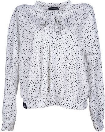 Lena Schokolade Schluppenshirt mit Punkten aus Bio-Baumwolle