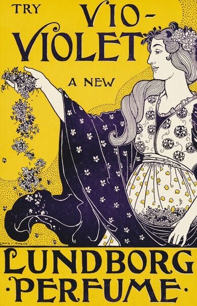 Photocircle Poster / Leinwandbild - Vio-Violet Perfume