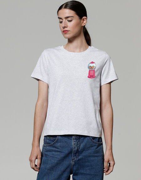 watapparel T-Shirt Frauen Kaugummiautomat
