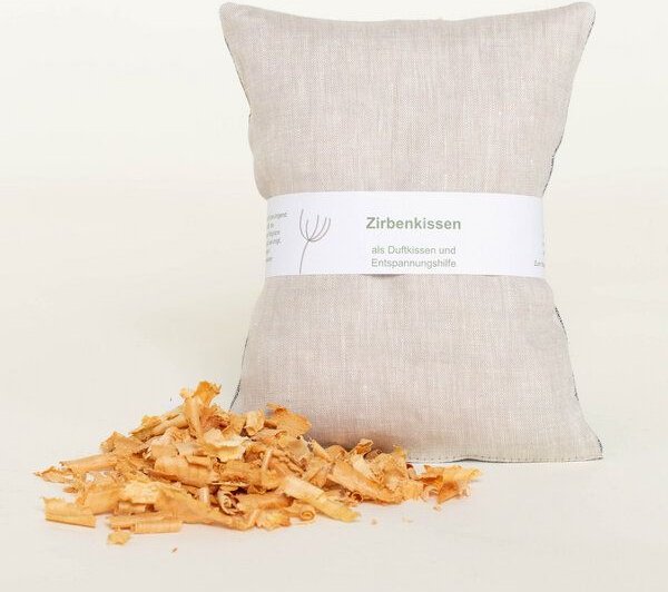 nahtur-design Zirbenkissen aus Bioleinen