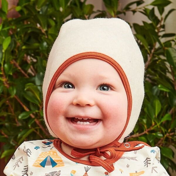 Cheeky Apple Bio-Fleecehäubchen "Fleece meliert"