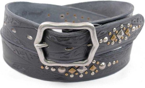 zweisser Damen Vintage Ledergürtel Thorvi