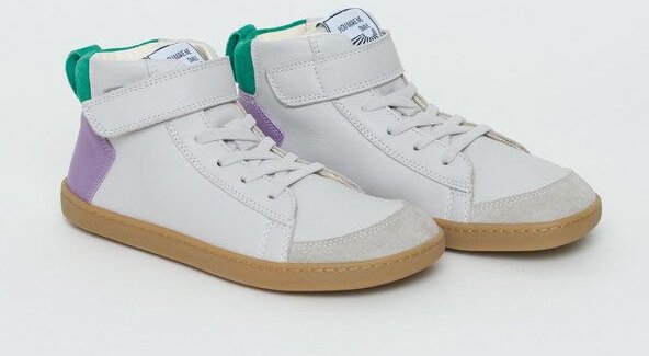 Mikusasa Barfußsneaker Izi mit Klett und elastischen Schnürsenkeln für Kinder