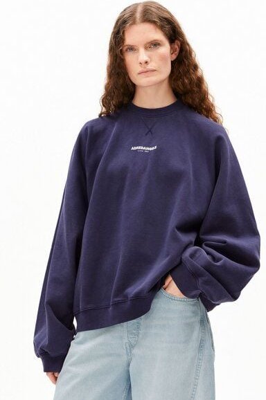 Thumbnail - ARMEDANGELS GMT DYE CREWNECK Damen Sweatshirt aus Bio-Baumwolle