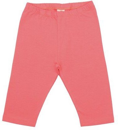 Kinder 3/4-Leggings GOTS-zertifiziert aus Bio-Baumwolle, Sun Kissed Pink, elastischer Bund, sommerlich & bequem – Walkid...