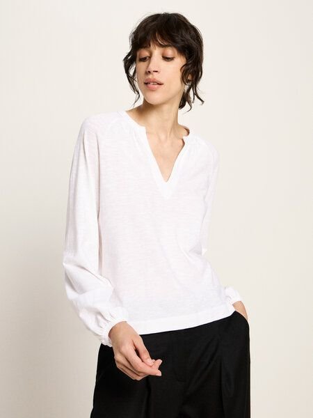 LANIUS Blusenshirt (GOTS) aus Bio-Baumwolle