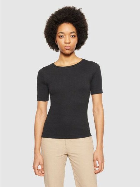 KnowledgeCotton Apparel T-Shirt - Rib t-shirt - aus Bio-Baumwolle