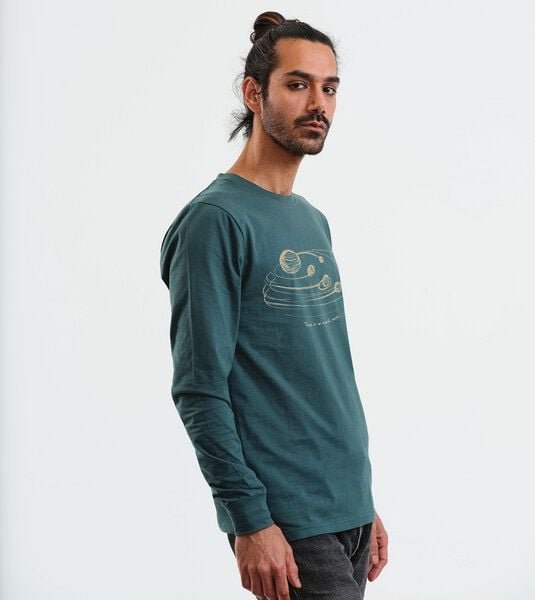 GARY MASH Langarmshirt Scott Atmosphere aus Biobaumwolle