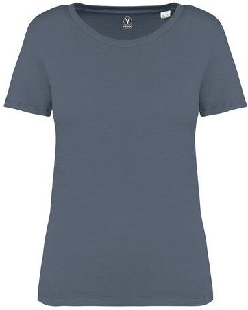 YTWOO Ausgewaschenes Damen T-Shirt aus 100% Bio-Baumwolle