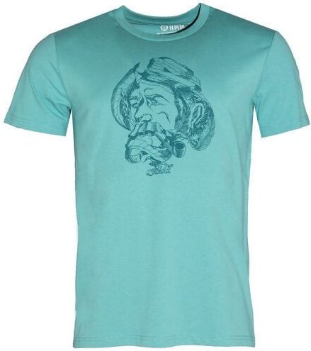 FÄDD Herren T-Shirt Rundhals aus Bio-Baumwolle "Nori Hans" Türkis Grün