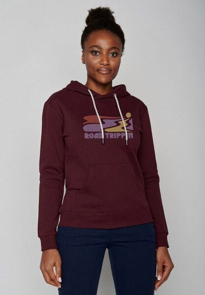 GREENBOMB Nature Road Trippin Chipper - Bequemer Hoodie aus Bio-Baumwolle / hochwertiger Print / Fair & Vegan