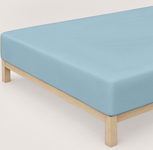 Thumbnail - Schlafgut Boxspring Spannbettlaken Pure 95% Biobaumwolle, 5% Elasthan - Matratzenhöhe bis 40cm