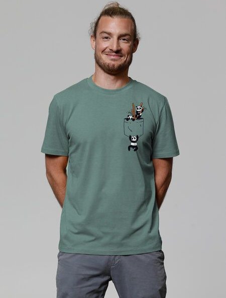 watapparel T-Shirt Unisex Pocket Pandas