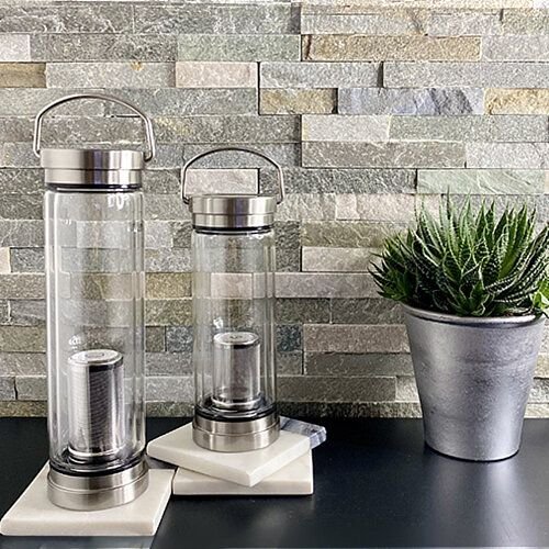 eTHikǝ Tragbare Tee- und Wasserinfusionsflasche mit Griff