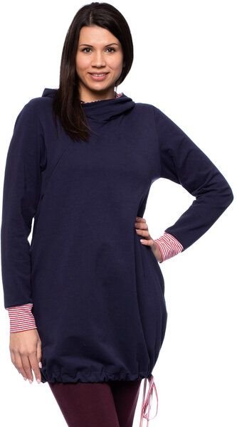 Milchshake FRIEDA kuschelweiches Umstands-Stillhoodiekleid aus Bio Baumwolle