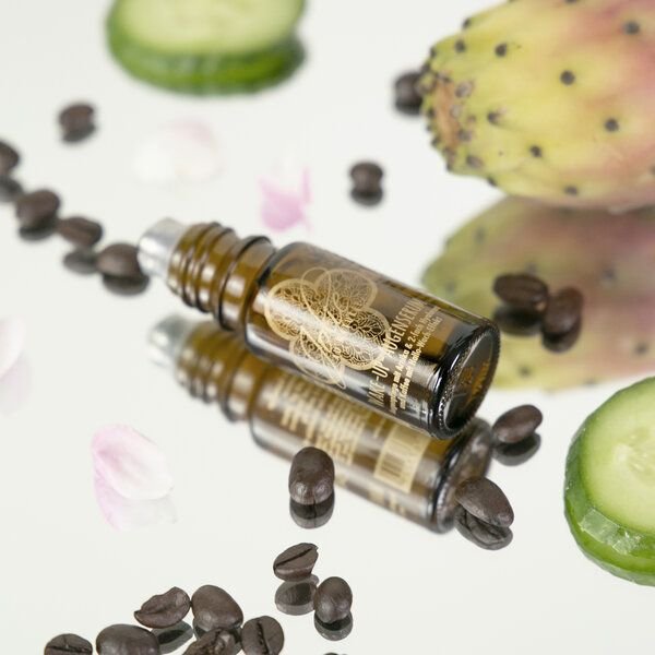 Jolie au naturel BIO Hyaluron Augenserum I Kaffee I Roll on glättet die Augen I Vitamin C I Arnica