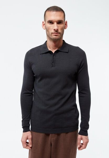 Givn Berlin Polo-Strickpullover GBLINO aus Bio-Baumwolle