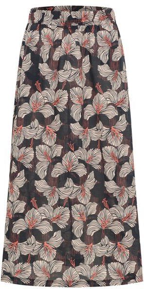 LANIUS Midi-Rock print bloom