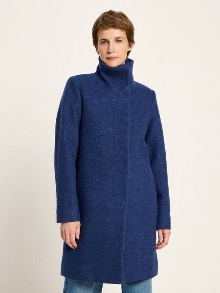 LANIUS Walkmantel mit Stehkragen (GOTS)