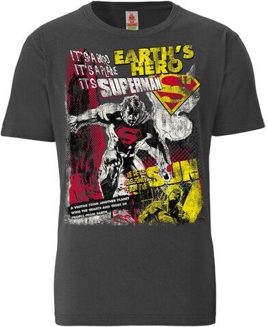 LOGOSH!RT LOGOSHIRT - DC - Superman - Earth Hero - 100% Organic Cotton - T-Shirt