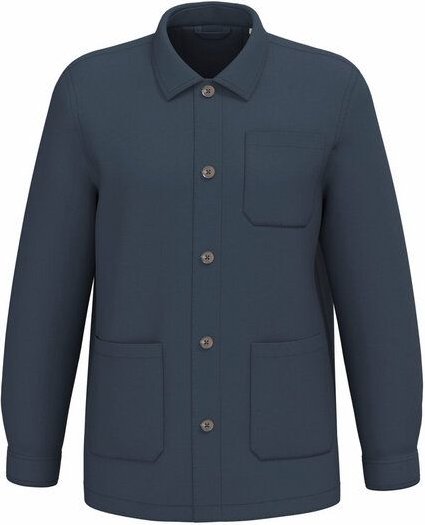 Greenspired Umweltfreundliche, gewaschene Herren-Workerjacke aus 100 % Biobaumwolle, 340 g/m² S-3XL