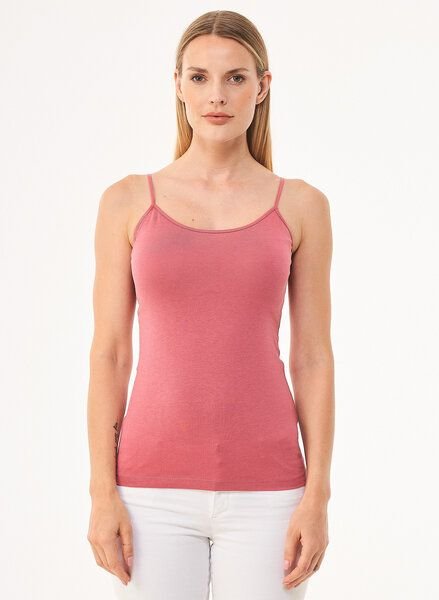 ORGANICATION Spaghettiträger-Top aus TENCEL Lyocell und Bio-Baumwolle