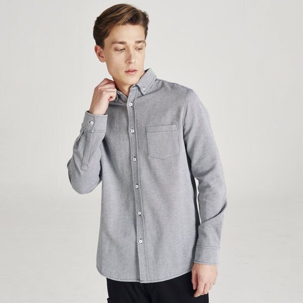 Thumbnail - Givn Berlin Herren Hemd mit Button-down-Kragen aus Bio-Baumwolle "Marlon"