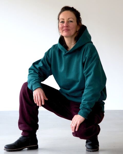 WASNI Oversized Hoodie aus 100% Bio-Baumwolle