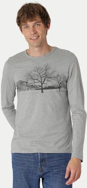 Peaces.bio - handbedruckte Biomode Herren Langarmshirt Landscape