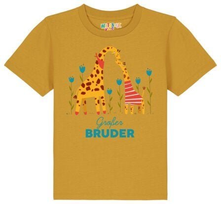 watabout.kids T-Shirt Kinder Giraffe Großer Bruder