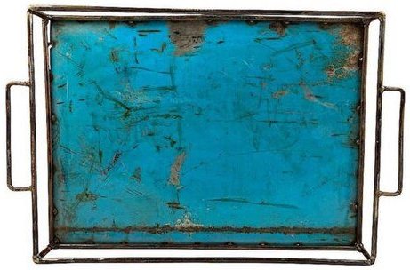 Upcycling Ölfass Tablett - Industrial - 40cm - Moogoo Creative Africa