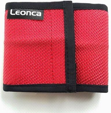 Leonca Portemonnaie aus Feuerwehrschlauch Gelb/Weiß/Rot