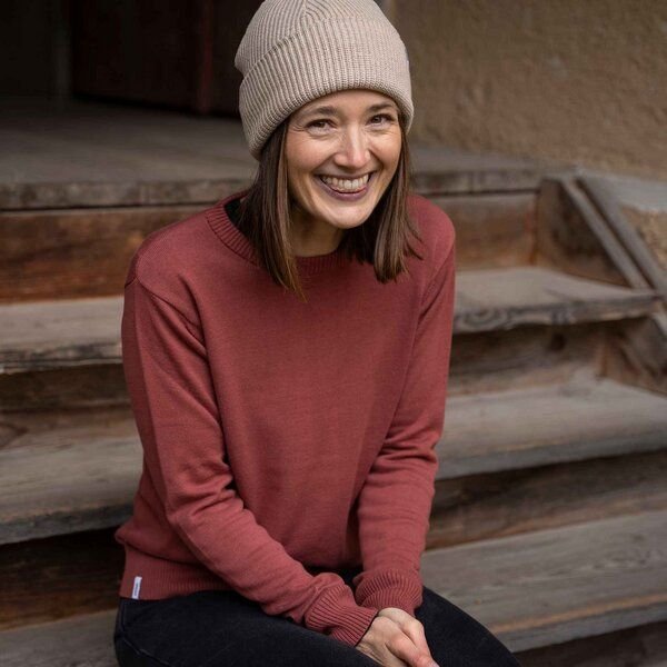 Vresh Clothing Vrenja, Klassischer Strickpullover aus Biobaumwolle
