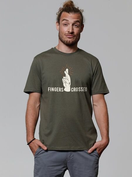 watapparel T-Shirt Unisex Fingers crossed