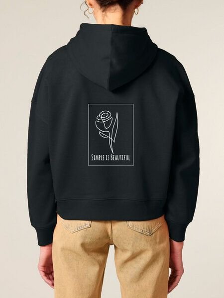 Human Family Bio Damen-Hoodie „Relax – Simple Beauty“