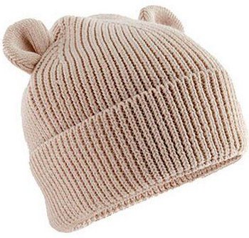 Beechfield Baby Bear Beanie Wintermützen Baby Mütze mit Bärenohren