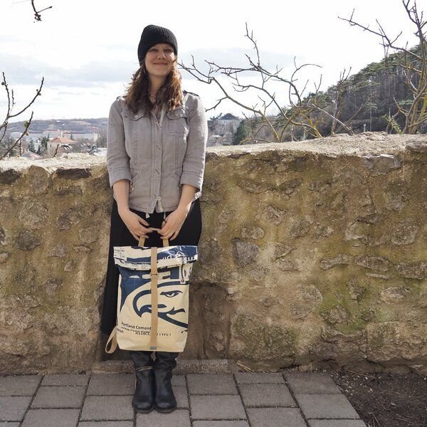 REFISHED fair fashion Rucksack 'BACKPACK' - upcycelte Zementsäcke