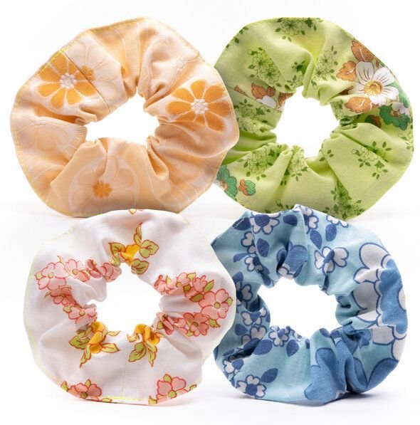 soki SURPRISE Scrunchie aus Omi´s alter Bettwäsche