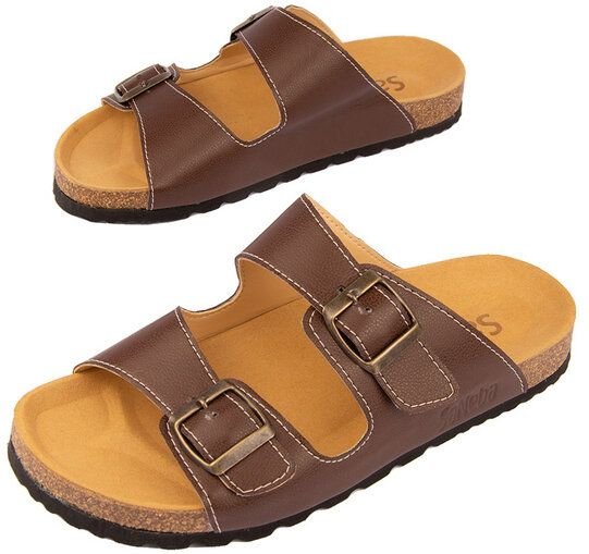 SaNeba Zweiriemer Damen |Vegan - Soft Kork