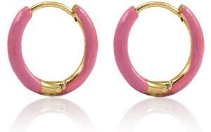 Coole farbige Creolen ca. 14 mm x 2 mm von Elektropulli